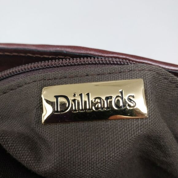 Dillard's Brown Leather Crossbody Bag - Picture 13 of 16